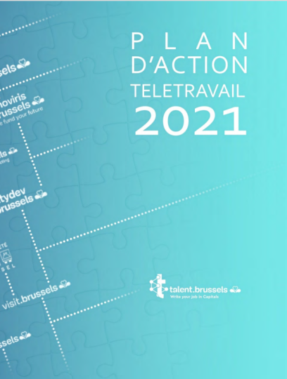 Couverture Plan d'action Télétravail 2021